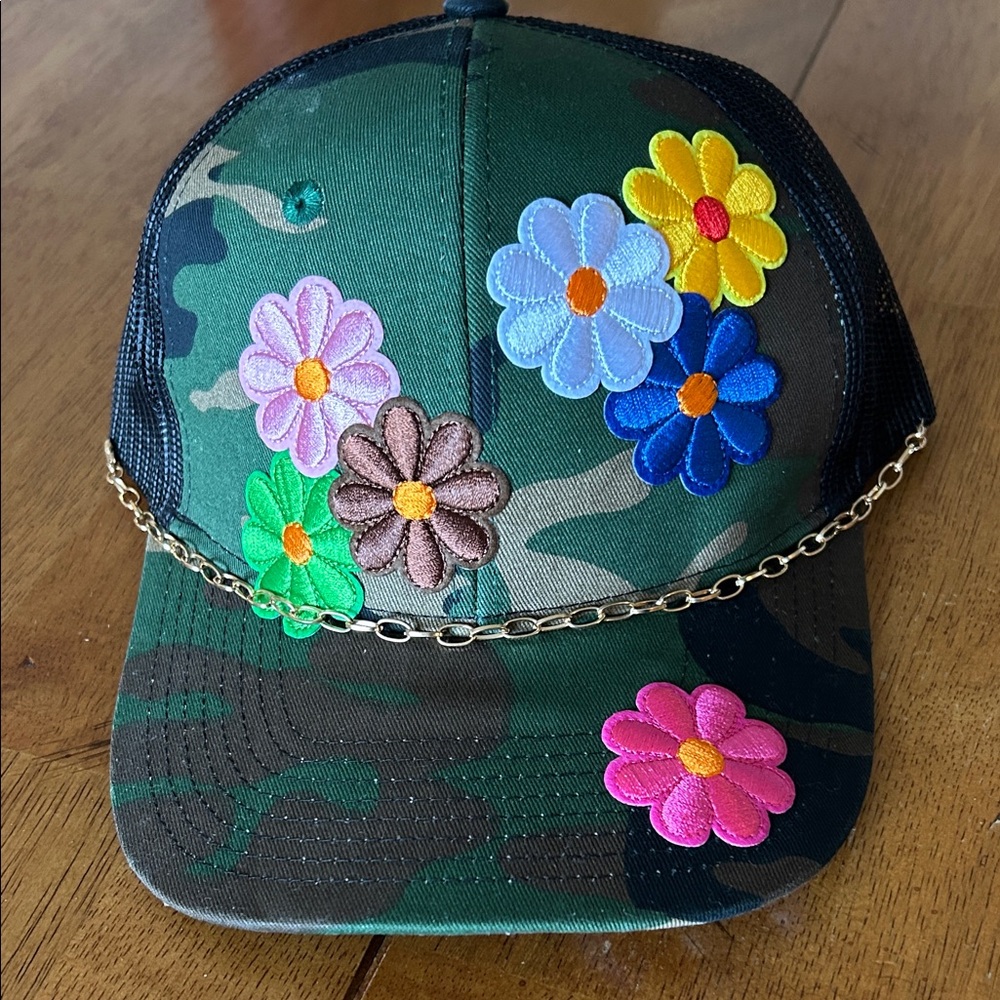 Custom Patch Camo Hat 💕